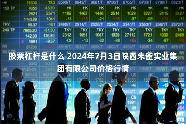 股票杠杆是什么 2024年7月3日陕西朱雀实业集团有限公司价格行情